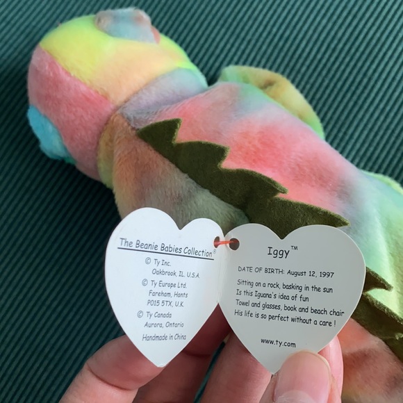 Iguana Beanie Baby - Picture 4 of 4